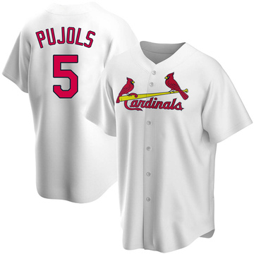 Albert Pujols Youth Replica St. Louis Cardinals White Home Jersey