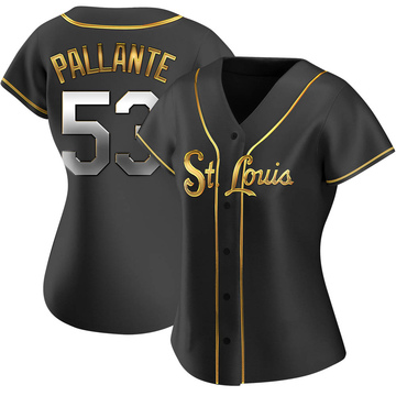 Andre Pallante Women's Replica St. Louis Cardinals Black Golden Alternate Jersey