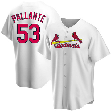 Andre Pallante Youth Replica St. Louis Cardinals White Home Jersey