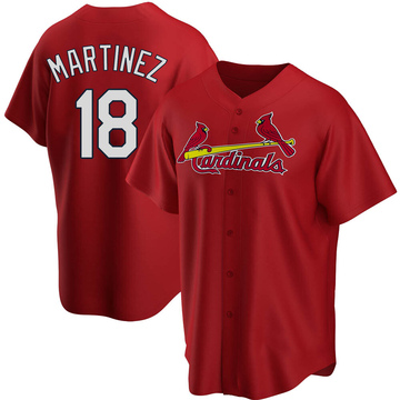 Carlos Martinez Men's Replica St. Louis Cardinals Red Alternate Jersey