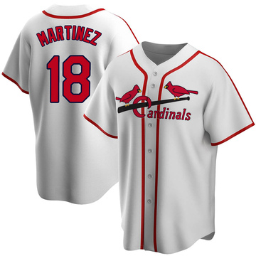 Carlos Martinez Men's St. Louis Cardinals White Home Cooperstown Collection Jersey