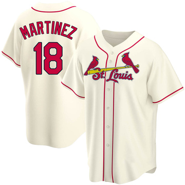 Carlos Martinez Youth Replica St. Louis Cardinals Cream Alternate Jersey