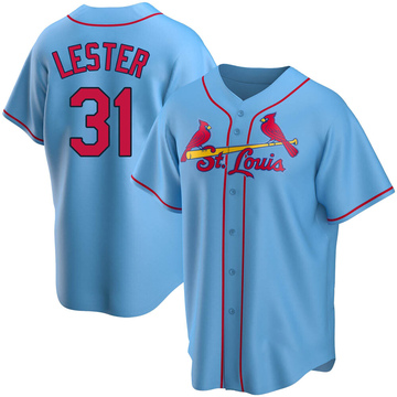 Jon Lester Men's Replica St. Louis Cardinals Light Blue Alternate Jersey