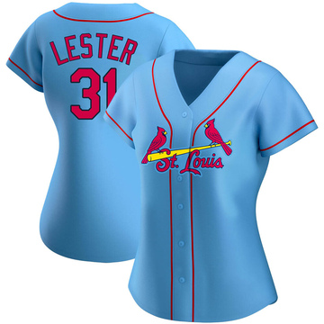 Jon Lester Women's Replica St. Louis Cardinals Light Blue Alternate Jersey