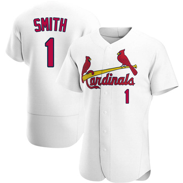 Ozzie Smith Men's Authentic St. Louis Cardinals White Home Jersey