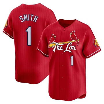 Ozzie Smith Men's Limited St. Louis Cardinals Red 2024 City Connect Jersey