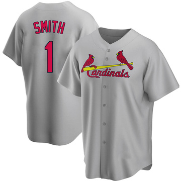 Ozzie Smith Men's Replica St. Louis Cardinals Gray Road Jersey