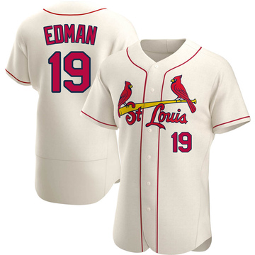 Tommy Edman Men's Authentic St. Louis Cardinals Cream Alternate Jersey