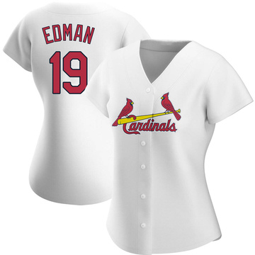 Tommy Edman Women's Authentic St. Louis Cardinals White Home Jersey
