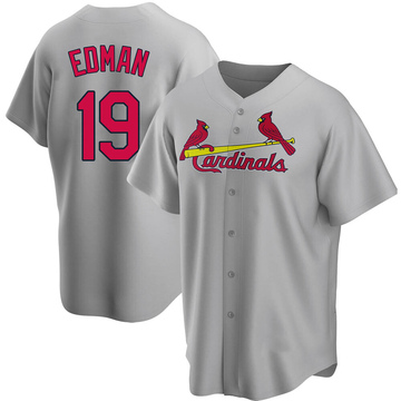 Tommy Edman Youth Replica St. Louis Cardinals Gray Road Jersey