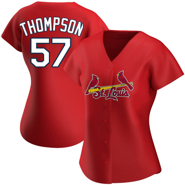 Zack Thompson Women's Replica St. Louis Cardinals Red Alternate Jersey